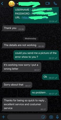 Customer chat: support fixed a login typo in under a minute